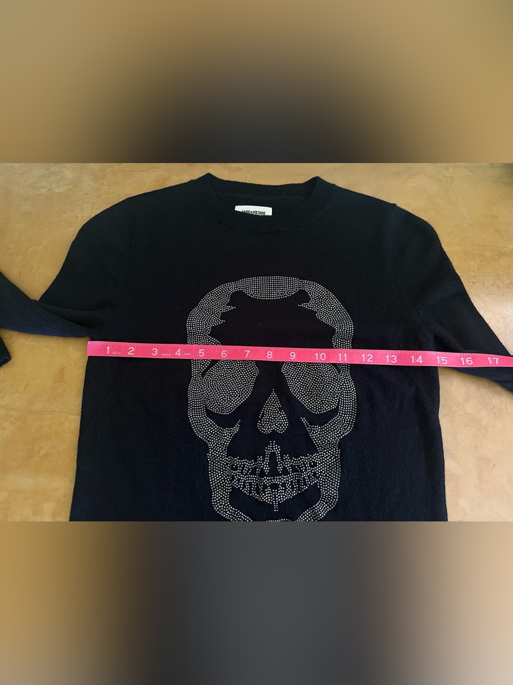 Zadig & Voltaire Miss M Skull Sweater, Black, XS, Excellent Like New Condition! - Picture 5 of 8